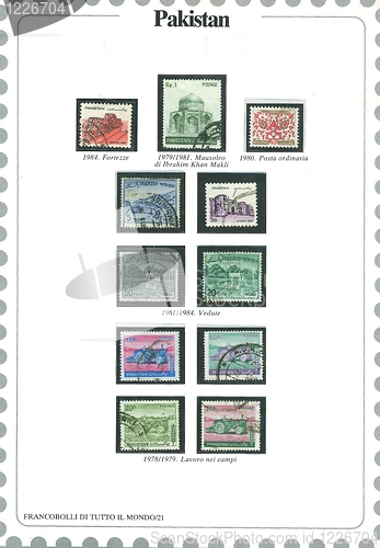 Image of pakistani stamp