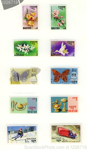 Image of bhutan stamp