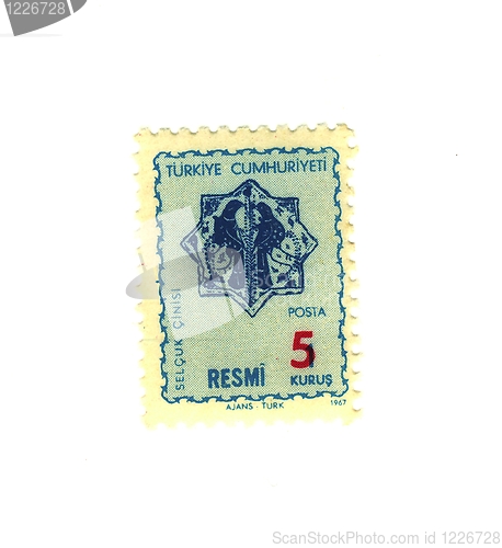 Image of turkish stamp