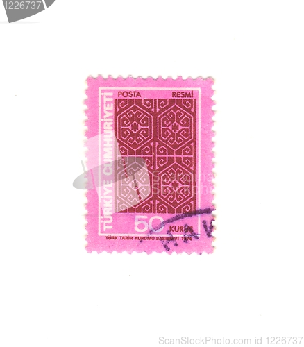 Image of turkish stamp