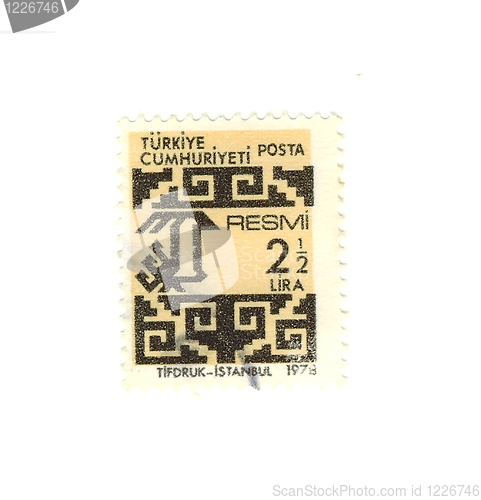 Image of turkish stamp