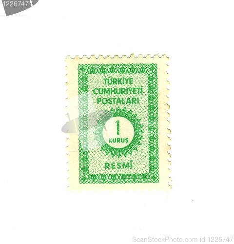 Image of turkish stamp