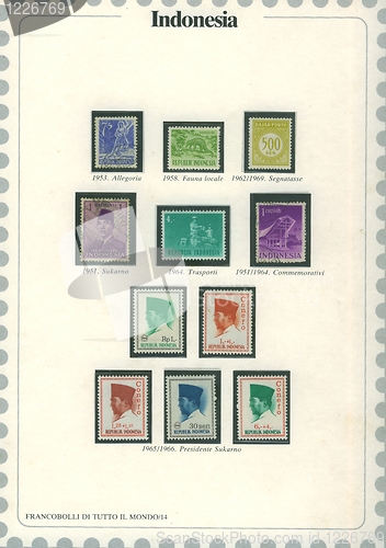 Image of  indonesian stamp