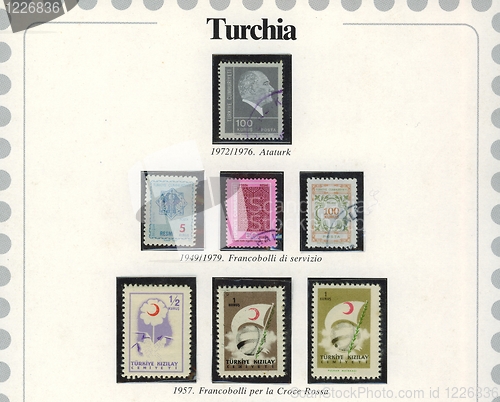 Image of turkish stamp