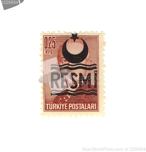 Image of turkish stamp