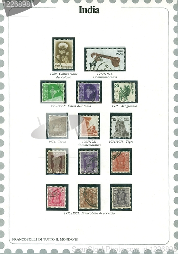 Image of indian stamp
