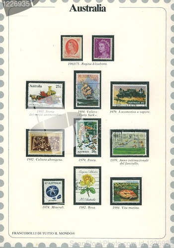 Image of australian stamp