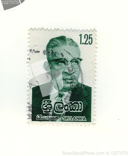 Image of stamp from sri lanka