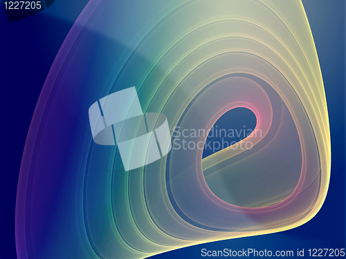 Image of Wavy glowing colors