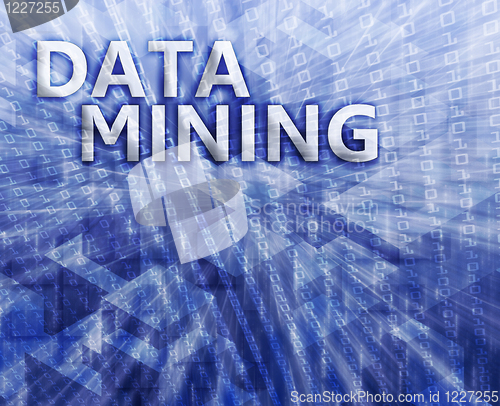 Image of Data mining illustration