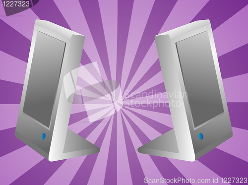 Image of Computer speakers illustration