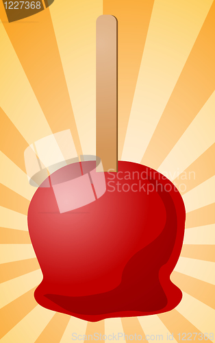 Image of Candy apple illustration