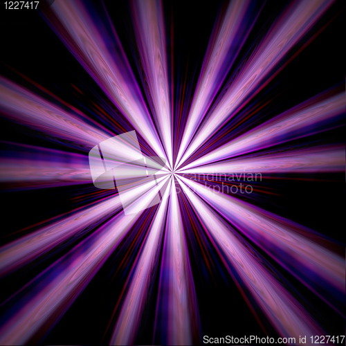 Image of Radial zoom burst