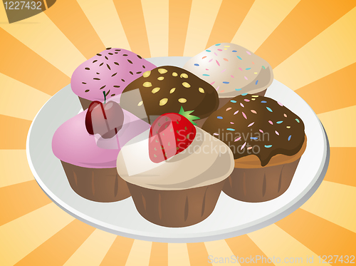 Image of Assorted cupcakes