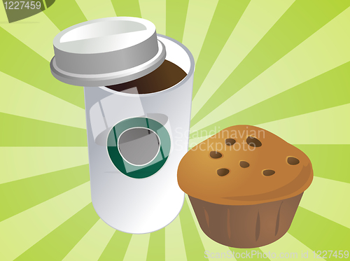 Image of Coffee and muffin