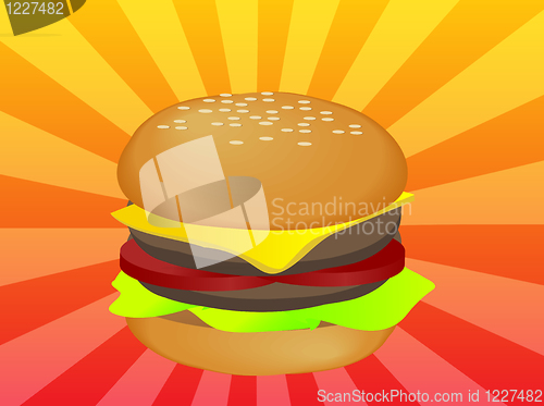 Image of Hamburger illustration