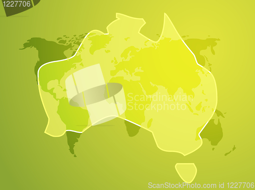 Image of Map of Australia