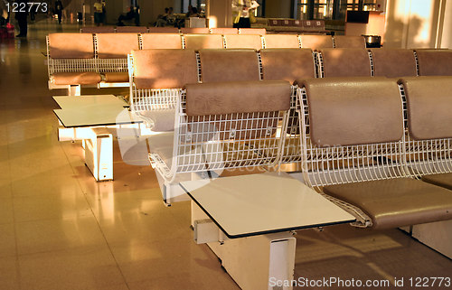 Image of airport lounge