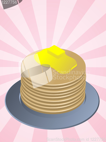 Image of Stack of pancakes