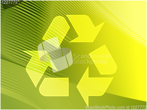 Image of Recycling eco symbol