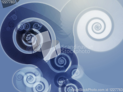 Image of Abstract spiral swirls