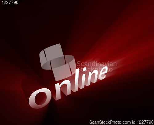 Image of Online glowing