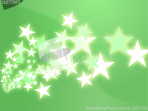 Image of Flying stars illustration