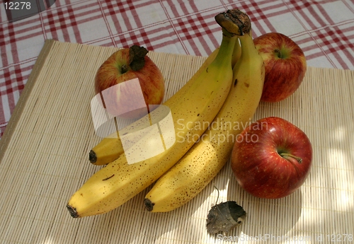 Image of fruits om table