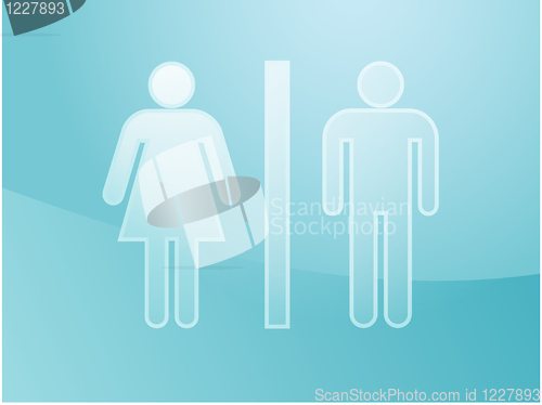 Image of Toilet symbol illustration