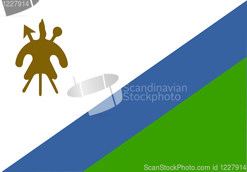 Image of Flag of Lesotho