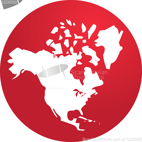 Image of Map North America