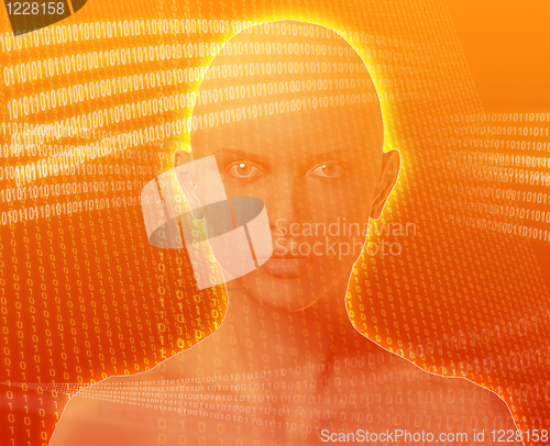 Image of Digital woman