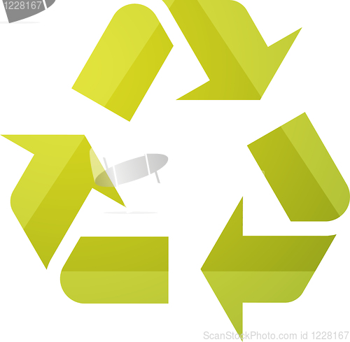 Image of Recycling eco symbol