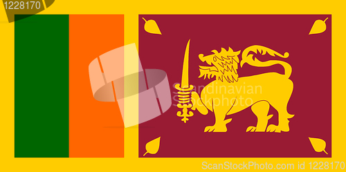 Image of Flag of Sri Lanka