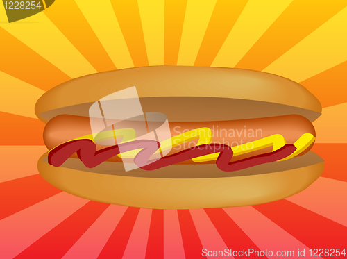 Image of Hotdog illustration