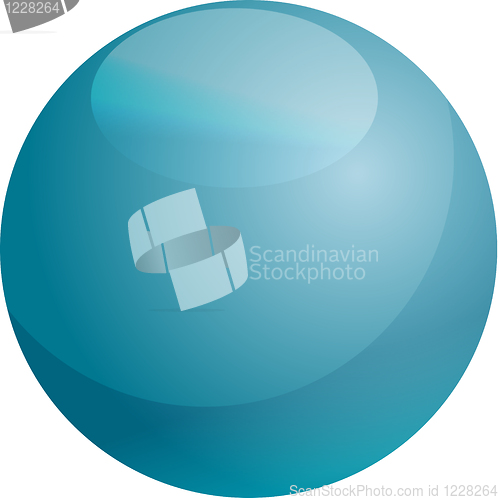 Image of Glossy sphere illustration