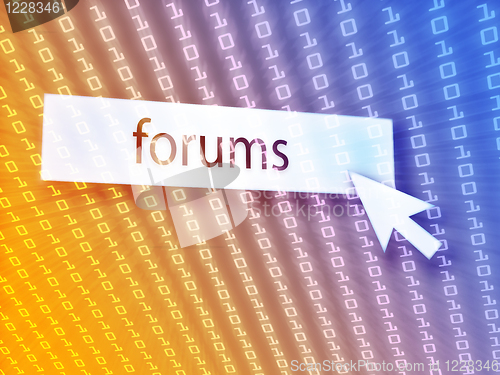 Image of Forum button