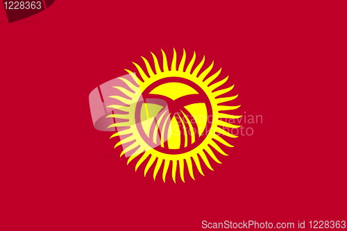 Image of Flag of Kyrgyzstan