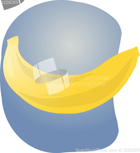 Image of Banana fruit illustration