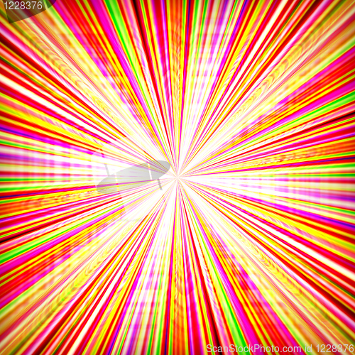 Image of Radial zoom burst