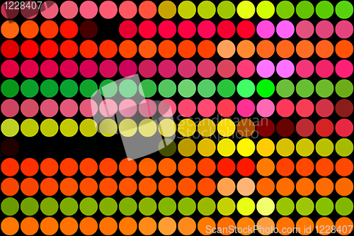 Image of fluorescent dots