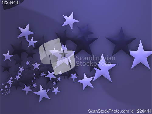 Image of Flying stars illustration