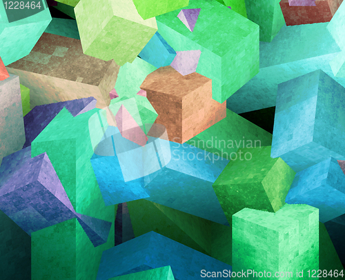 Image of Crystal cubes