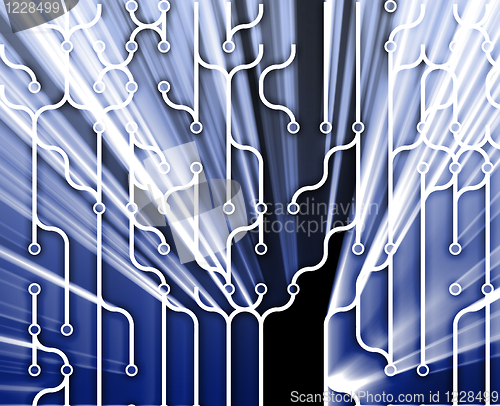 Image of Abstract circuitry
