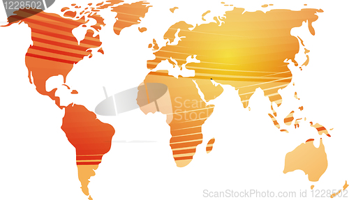 Image of Map of the world illustration