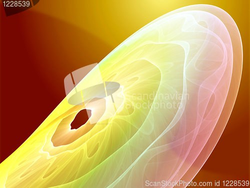 Image of Wavy glowing colors