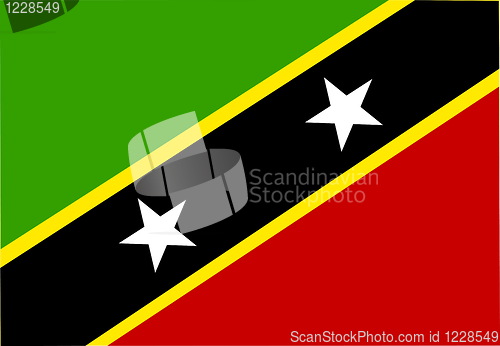 Image of Flag of Saint Kitts and Nevis St.