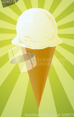 Image of Ice cream cone illustration