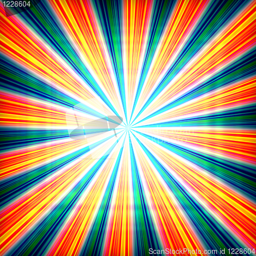 Image of Radial zoom burst