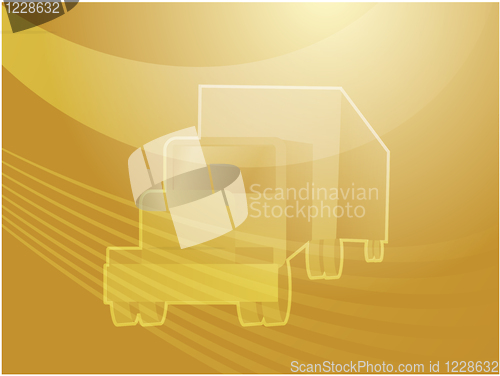 Image of Truck land transport illustration